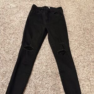 Abercrombie & Fitch skinny ankle high rise curve love SHORT